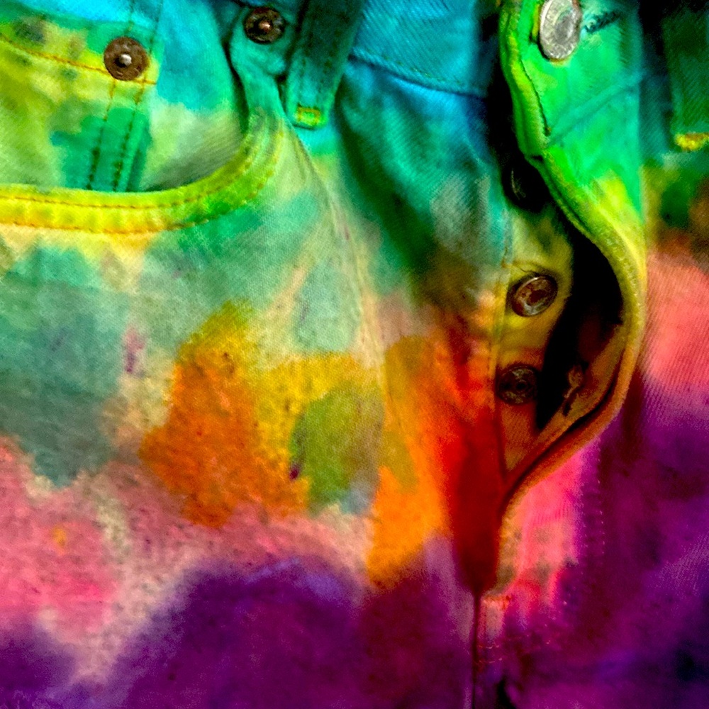 Levi's vintage Multicolor Denim cut off shorts
